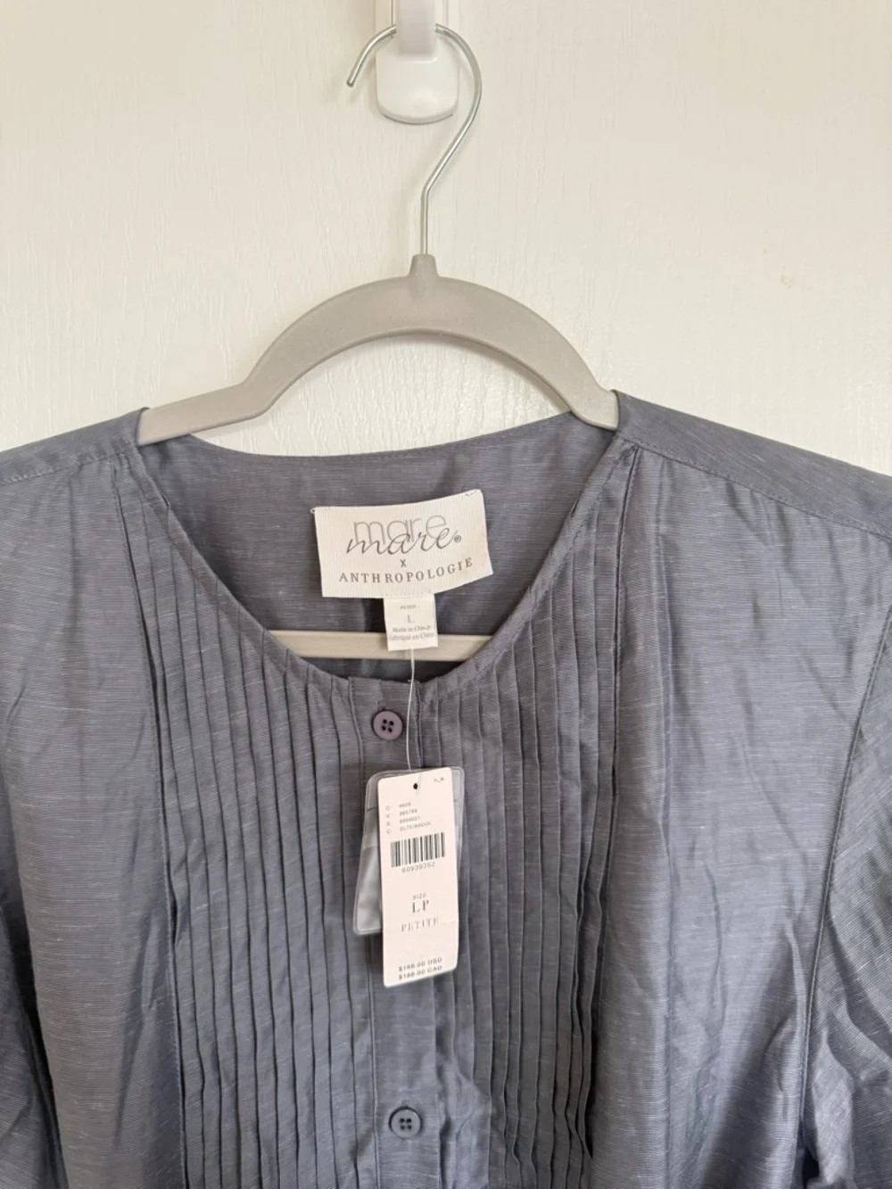 Anthropologie x Mare Mare NEW Agosta Tiered Midi Dress in Slate